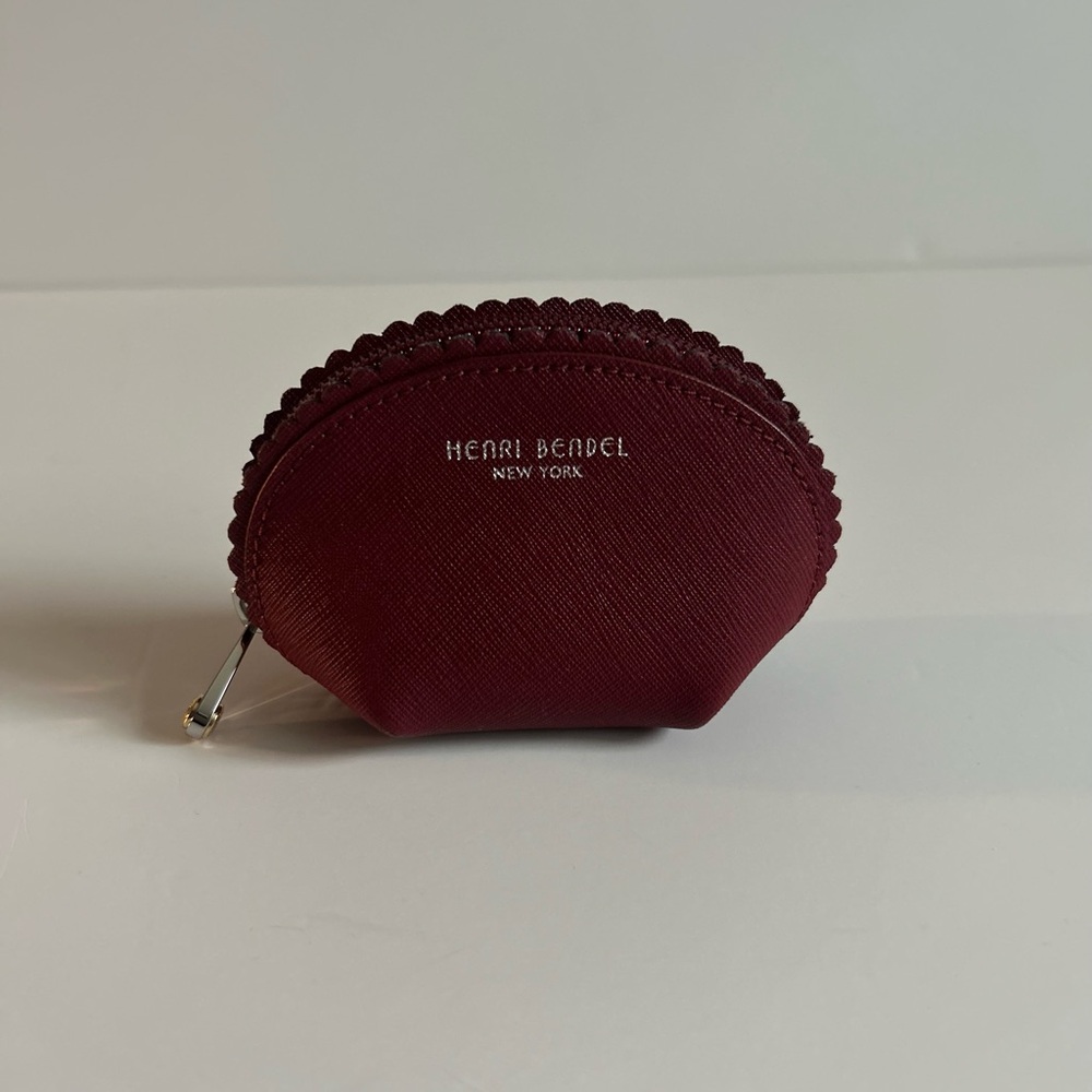 Henri Bendel New York Saffiano Pouch Set (3-Piece) Black, Teal, Burgundy - Picture 11 of 16